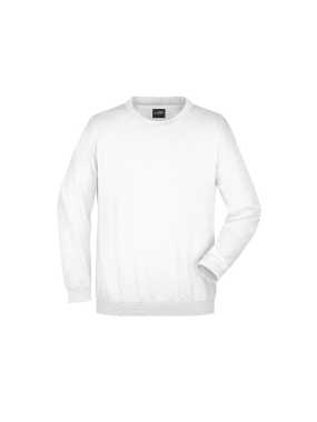 Unisex mikina (JN Round Sweat Heavy) > biela > S
