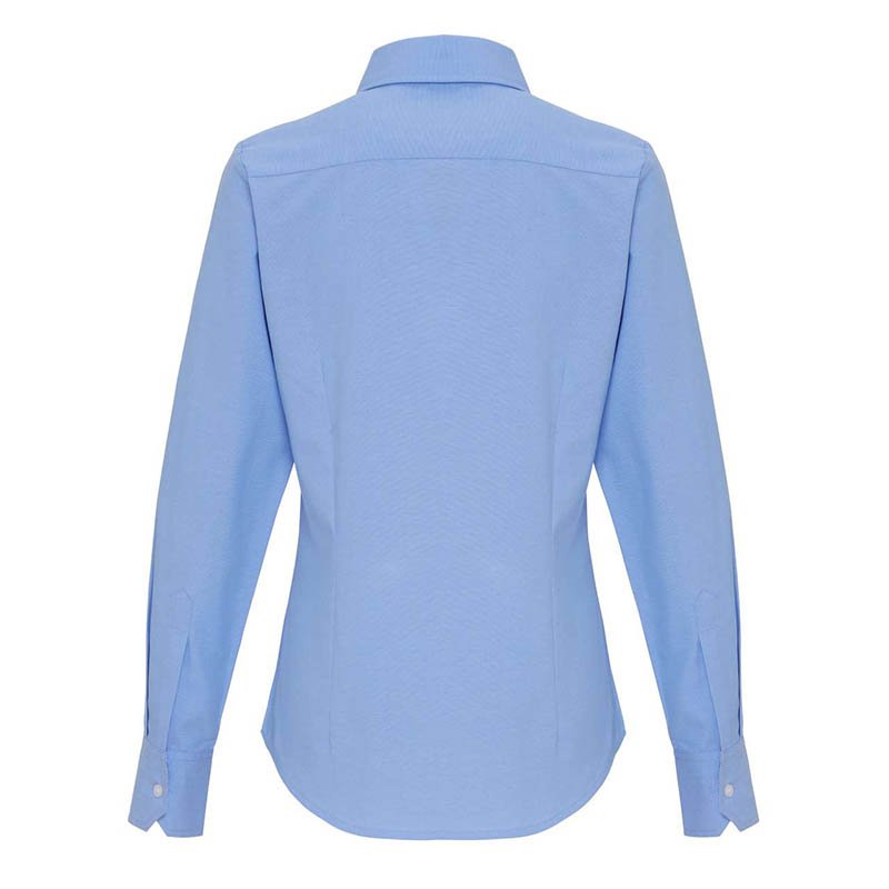 Dámska košeľa (Premier LADIES’ COTTON RICH OXFORD STRIPES SHIRT) > modrá (oxford) > 2XL