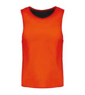 Detská športová vesta(Proact KID'S REVERSIBLE MULTISPORT BIB)>oranžová(spicy)/čierna>10/14