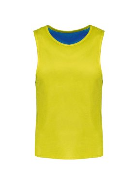 Detská vesta(Proact KID'S REVERSIBLE MULTISPORT BIB)>žltá(fluo) /modrá(sporty royal)>6/10