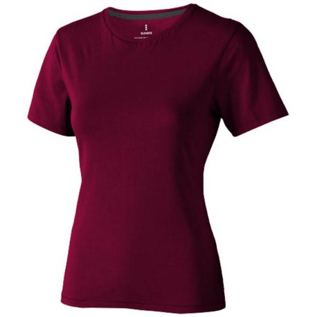 Dámske tričko (Nanaimo ladies T-shirt Elevate) > červená (burgundy) > S