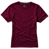 Dámske tričko (Nanaimo ladies T-shirt Elevate) > červená (burgundy) > S