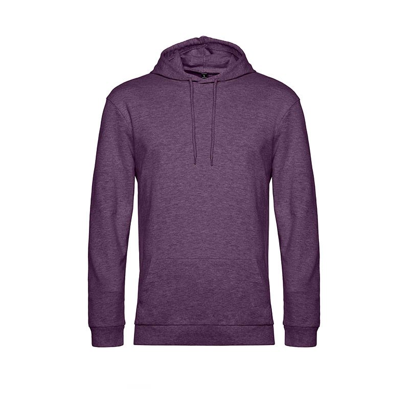 Pánska mikina (B&C #Hoodie)>fialová (heather purple)>S