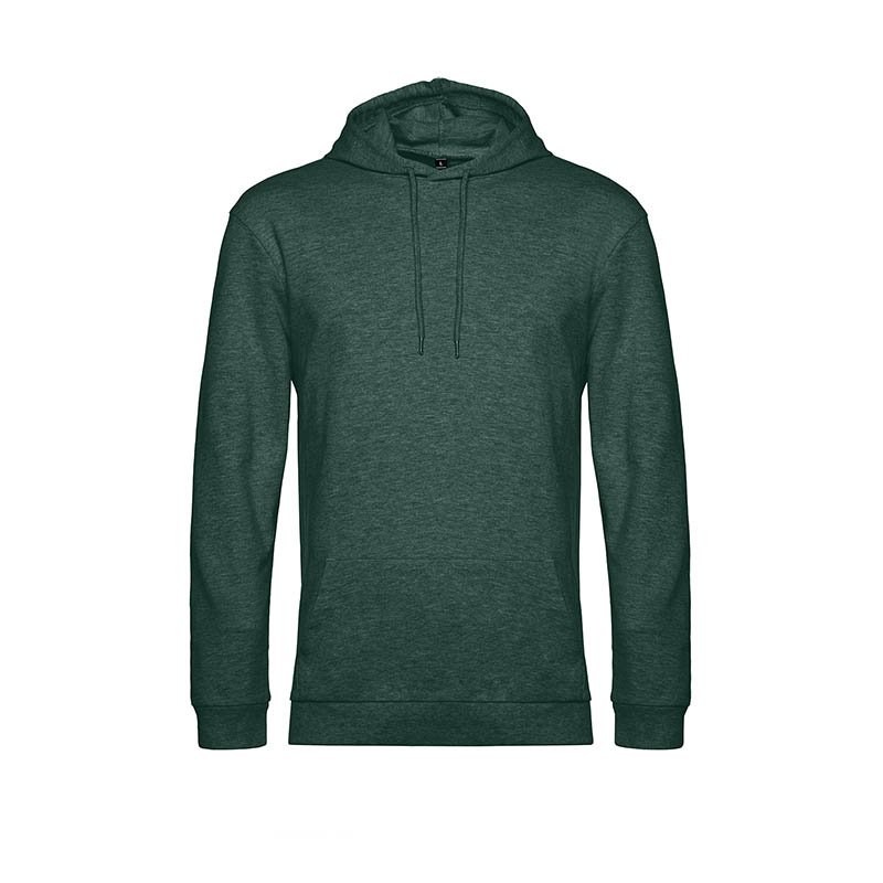 Pánska mikina (B&C #Hoodie)>zelená (heather dark)>S