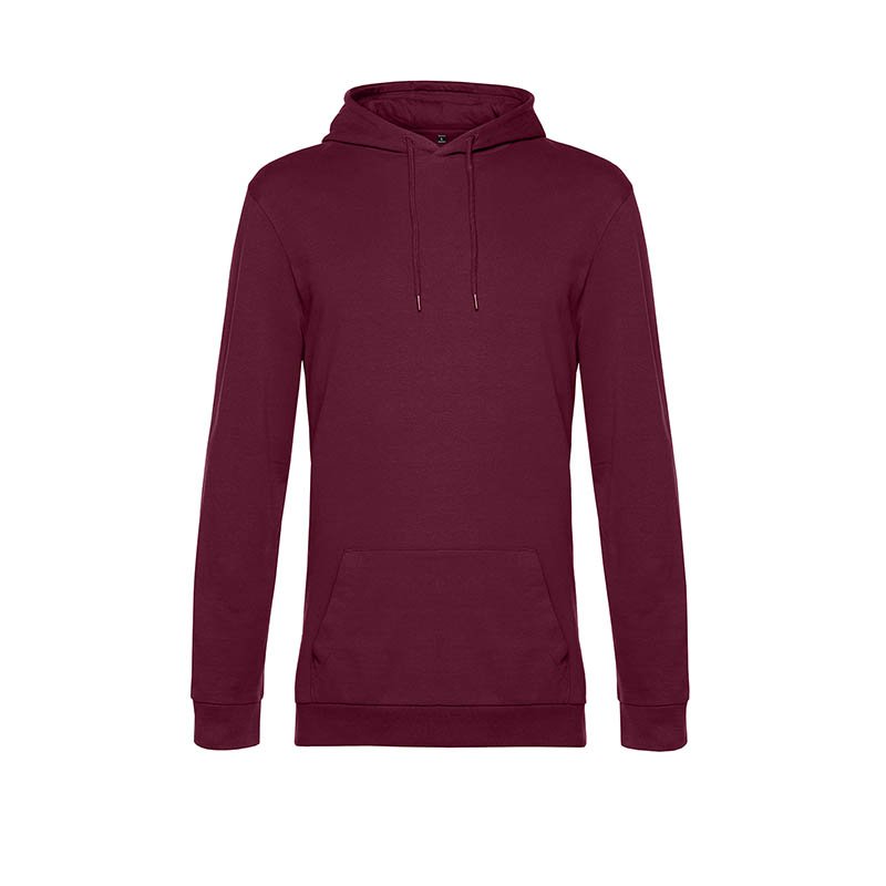 Pánska mikina (B&C #Hoodie)>červená (wine)>S