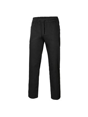 Pánske nohavice (VELILLA CHEF POPLIN TROUSERS) > čierna > S