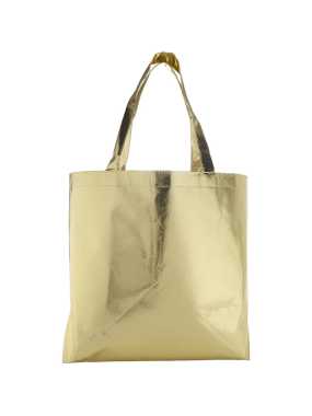 Laminovaná nákupná taška z netkanej textílie > zlatá
