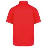 Pánska košeľa (Kariban MEN'S ARIANA III SHORT SLEEVE COTTON SHIRT) > červená > XS