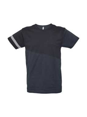 Pánske tričko (MAASTRICHT by JR) > modrá (navy) / čierna > L