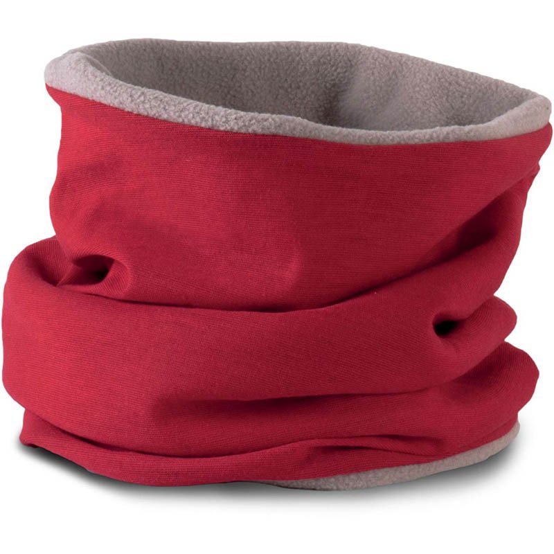 Nákrčník (K-UP"FLEECE-LINED NECKWARMER") > červená / šedá (light)
