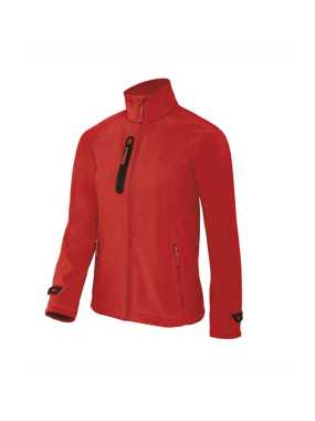 Dámska softshell bunda (B&C X-LITE SOFTSHELL/WOMEN) > červená (deep) > XL