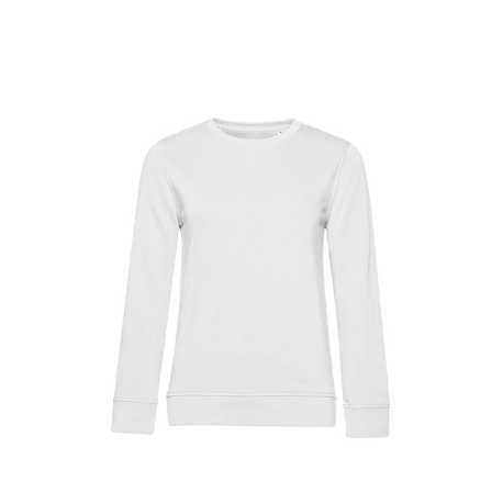 Dámska mikina (B&C Organic Crew Neck /women)>biela>S