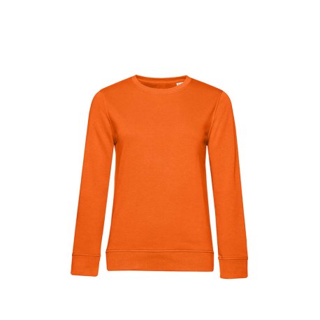 Dámska mikina (B&C Organic Crew Neck /women)>oranžová (pure)>S