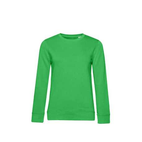 Dámska mikina (B&C Organic Crew Neck /women)>zelená (apple)>S