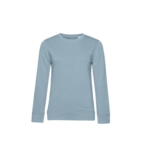Dámska mikina (B&C Organic Crew Neck /women)>modrá (fog)>S