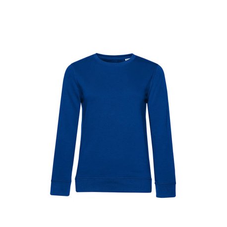 Dámska mikina (B&C Organic Crew Neck /women)>modrá(royal)>S