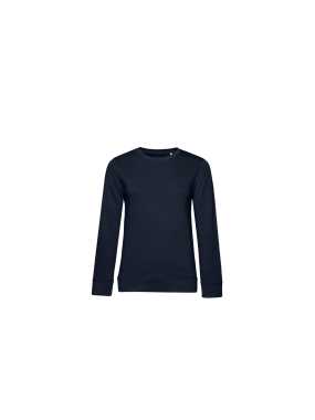 Dámska mikina (B&C Organic Crew Neck /women) > modrá (navy) > M