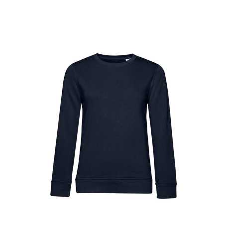 Dámska mikina (B&C Organic Crew Neck /women)>modrá (urban navy)>S