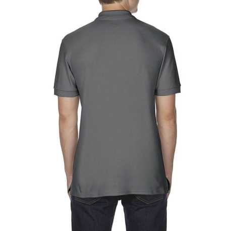 Pánska polokošeľa (GILDAN COTTON ADULT DOUBLE PIQUÉ POLO) > šedá (charcoal) > 2XL