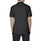 Pánska polokošeľa (GILDAN COTTON ADULT DOUBLE PIQUÉ POLO) > čierna > 2XL
