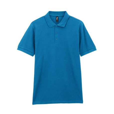 Pánska polokošeľa (GILDAN COTTON ADULT DOUBLE PIQUÉ POLO) > modrá (sapphire) > 2XL