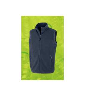 Pánska vesta (RESULT Genuine Recycled Fleece Polarthermic Bodywarmer) > modrá (navy) > L