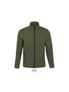 Pánska mikina (SOLS RACE MEN MEN'S SOFTSHELL ZIP JACKET) > zelená (army) > 3XL
