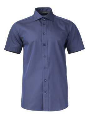 Pánska košeľa (James Harvest YELLOW BOW 50 S/S SLIM FIT) > modrá (navy) > L