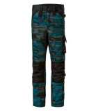 Pánske nohavice (RIMECK Vertex Camo) > modrá (camouflage petrol) > 44