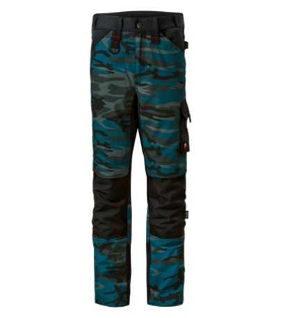 Pánske nohavice (RIMECK Vertex Camo) > modrá (camouflage petrol) > 44