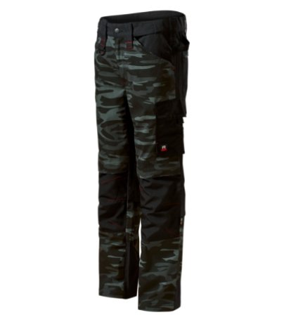 Pánske nohavice (RIMECK Vertex Camo) > šedá (camouflage dark) > 44