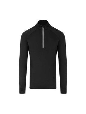 Pánske tričko (Just Cool COOL FLEX 1/2 ZIP TOP) > čierna (jet) > L