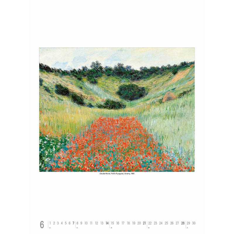Nástenný kalendár (Claude Monet 2026) - 42 x 56 cm
