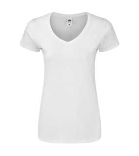 Unisex tričko (FOL LADIES 150 V-NECK T)>biela>XL