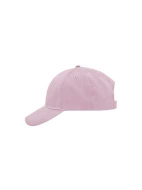 6 panelová šiltovka (MB Brushed 6 Panel Cap) > ružová (rose)