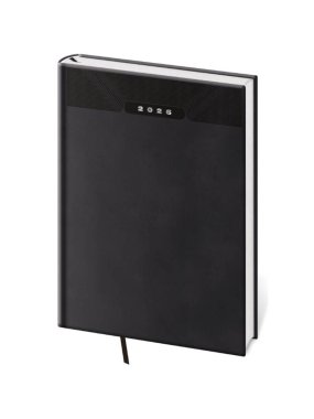 Diár (Print Classic 2026) - 14,5 x 20,5 cm > čierna > týždenný A5