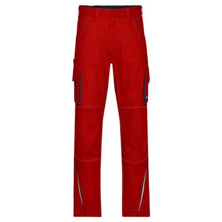 Pánske pracovné nohavice(DAIBER Workwear Pants-Level 2) > červená / modrá (navy) > 25