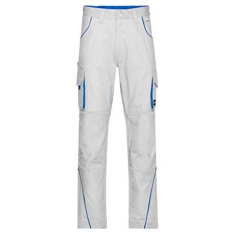 Pánske pracovné nohavice(DAIBER Workwear Pants-Level 2) > biela / modrá (royal) > 25