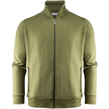 Pánska mikina (James Harvest MELVILLE FULL ZIP) > zelená (moss old) > XL
