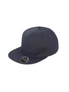 6 panelová šiltovka (RESULT Bronx Flat Peak Snapback Cap) > čierna