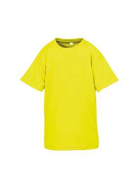 Detské tričko (SPIRO JUNIOR PERFORMANCE AIRCOOL TEE) > žltá (flo) > M