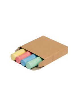 Krabička so 4 farebnými kriedami > prírodná