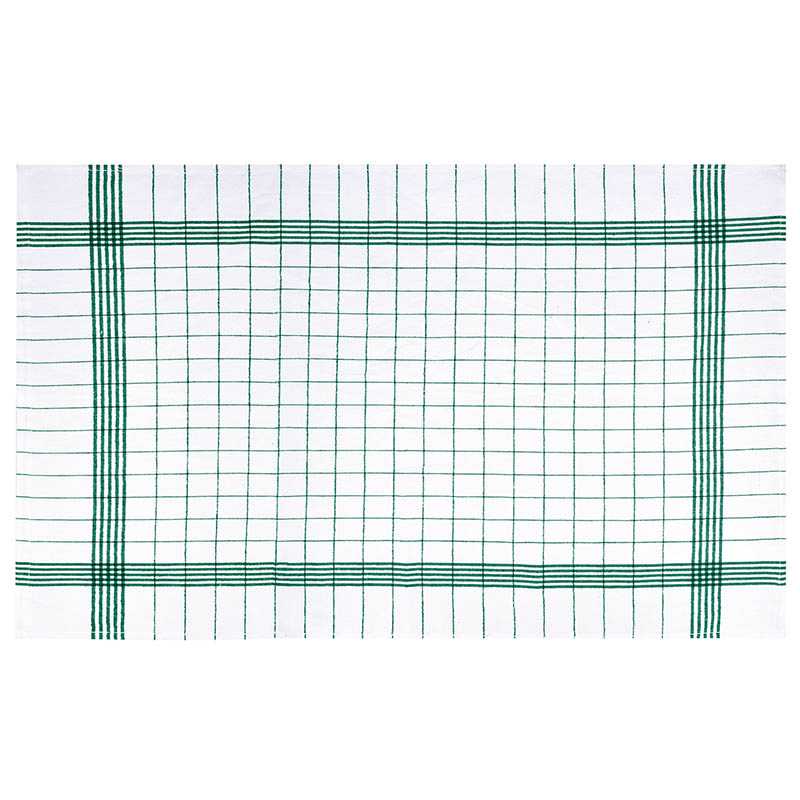 Kuchynská utierka (KITCHEN) > biela / zelená (kelly)