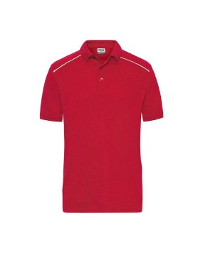 Pánska polokošeľa (JN Mens Workwear Polo SOLID) > červená > XS