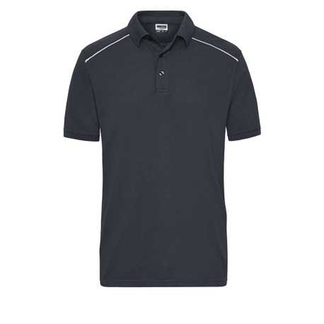 Pánska polokošeľa (DAIBER Mens Workwear Polo SOLID) > šedá (carbon) > XS