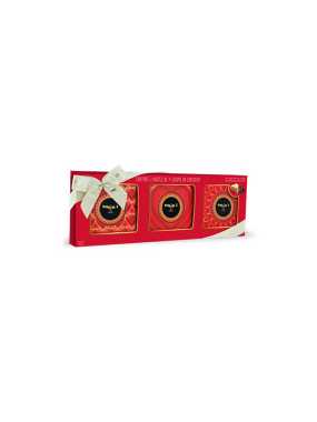 Gift-box 3 tins with 4 chocolate hearts 60 Maxim’s