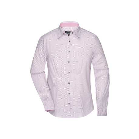 Dámska košeľa (DAIBER Ladies Shirt Wings) > biela / červená > M
