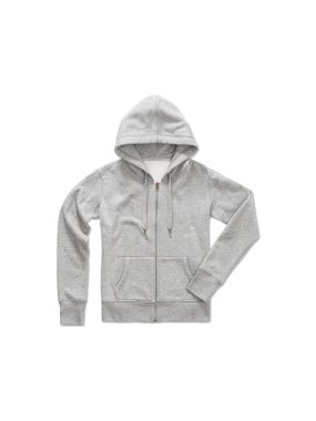 Dámska mikina (Active Sweatjacket STEDMAN) > šedá (heather) > M