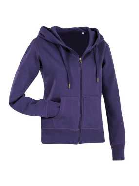Dámska mikina (Active Sweatjacket STEDMAN) > fialová (deepberry) > M