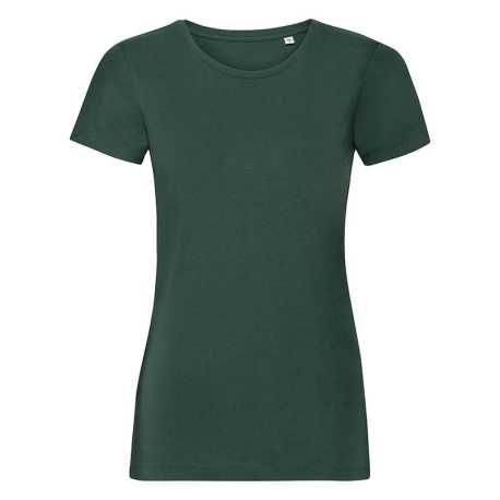 Dámske tričko (RUSSELL PURE ORGANIC T/W) > zelená(bottle) > XS